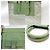 Borsa Tote Loewe verde in pelle e tela - vista 3