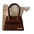 Borsa a mano Jacquemus Chiquito in pelle marrone