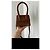 Borsa a mano Jacquemus Chiquito in pelle marrone - vista 3