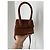 Borsa a mano Jacquemus Chiquito in pelle marrone - vista 4