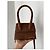 Borsa a mano Jacquemus Chiquito in pelle marrone - vista 5