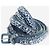 Ermanno Scervino Cinturón de denim azul con joyas envolventes - vista 2