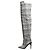 Off White Botas altas de tartán negro - talla EU 39 (UK 6)