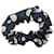Scrunchie in seta nera Chanel Nero  - vista 1