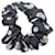 Scrunchie in seta nera Chanel Nero  - vista 3