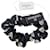 Scrunchie in seta nera Chanel Nero  - vista 4