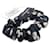 Scrunchie in seta nera Chanel Nero  - vista 5