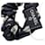 Scrunchie in seta nera Chanel Nero  - vista 6