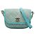 Chanel Mini CC Blu in Denim Trapuntato Borsa a Spalla
