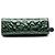 Pochette Preziosa in Pelle Verniciata Verde Chanel Verde scuro - vista 3