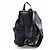 Zaino in nylon nero e pelle Gucci - vista 3