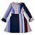 Abito Max & Co a righe con maniche lunghe taglio A-line Multicolore