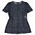 Top de encaje navy de manga corta Dolce & Gabbana Azul marino