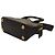 Borsa a tracolla in pelle con logo Balenciaga Ville Top Handle XXS – Nero e bianco - vista 13