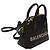 Borsa a tracolla in pelle con logo Balenciaga Ville Top Handle XXS – Nero e bianco - vista 7