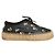 Saint Laurent Espadrilles mit Blumenmuster 38,5 Schwarz