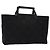 Borsa a mano Salvatore Ferragamo in tela nera e argento autentica sw1281