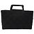 Borsa a mano Salvatore Ferragamo in tela nera e argento autentica sw1281 - vista 13
