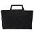 Borsa a mano Salvatore Ferragamo in tela nera e argento autentica sw1281 - vista 2