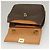 Céline Borsa a mano in tela Macadam CELINE in pelle PVC marrone oro Auth 136069 D'oro - vista 10