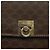 Céline Borsa a mano in tela Macadam CELINE in pelle PVC marrone oro Auth 136069 D'oro - vista 17
