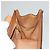 Céline Borsa a mano in tela Macadam CELINE in pelle PVC marrone oro Auth 136069 D'oro - vista 20