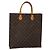 LOUIS VUITTON Borsa Sac Plat Monogram M51140 LV Auth 133613 Monogramma