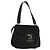 Borsa a mano Salvatore Ferragamo in suede nero argento Auth sw1146