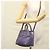 PRADA Borsa a Mano Nylon 2 vie Viola Oro Auth 133087 D'oro Porpora - vista 23