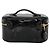 CHANEL Pochette Vanity Pelle verniciata Nera Oro CC Auth 136084 Nero D'oro - vista 2