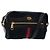 Borsa a Spalla Gucci Sherry Line in Camoscio Blu Navy Oro 517350 Auth sw1285 D'oro