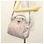 Borsa a mano in pelle Gancini Salvatore Ferragamo 2 in 1 Viola Argento Auth 134695 Porpora - vista 24