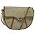 Christian Dior Borsa a spalla in tela a nido d'ape PVC beige oro Auth ar13702 D'oro