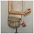 Christian Dior Borsa a spalla in tela a nido d'ape PVC beige oro Auth ar13702 D'oro - vista 21