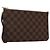 LOUIS VUITTON Pouch Neverfull MM Damier Ebene Auth LV 135978