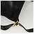 Zaino in pelle nera e oro Gianni Versace Auth am8724 Nero D'oro - vista 17