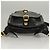 Zaino in pelle nera e oro Gianni Versace Auth am8724 Nero D'oro - vista 5