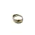 Ring Bague Double True Hermès Argent Or jaune Argenté Doré
