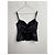 Dolce & Gabbana Top Corsetto in Satin Nero - vista 5