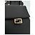 Borsa a cintura Fendi in pelle nera Nero - vista 14