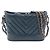 Chanel Borsa a spalla in pelle di agnello chevron Gabrielle piccola blu