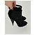 Gucci Gladiator Runaway Sandaletten mit Absatz Schwarz Stoff - Ansicht 4