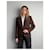 Yves Saint Laurent Iconic Blazer Brown Wool  - view 2