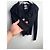 Jean Paul Gaultier Schwarzer Rippstrick Cardigan mit Spitzenbesatz - Ansicht 10