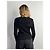 Jean Paul Gaultier Schwarzer Rippstrick Cardigan mit Spitzenbesatz - Ansicht 4