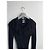 Jean Paul Gaultier Schwarzer Rippstrick Cardigan mit Spitzenbesatz - Ansicht 5