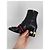 Stivaletti Gucci Marmont in pelle nera Nero - vista 10