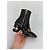 Stivaletti Gucci Marmont in pelle nera Nero - vista 9
