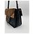 Borsa a tracolla Fendi Flip nera in pelle Nero - vista 8