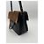 Borsa a tracolla Fendi Flip nera in pelle Nero - vista 9